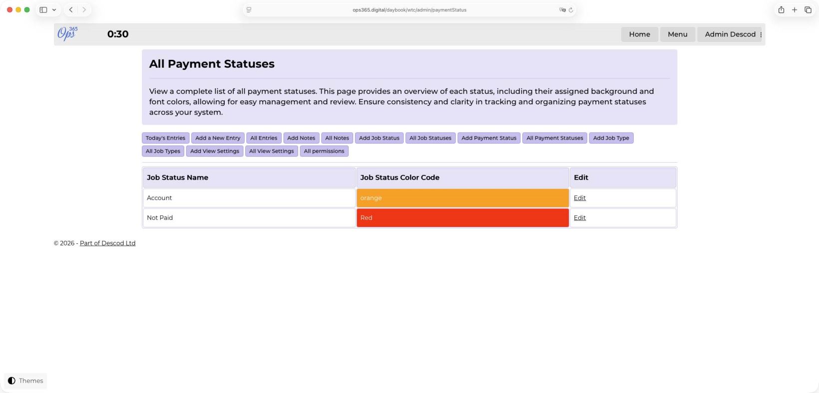 Create payment statuses tailored to your business - Ops365